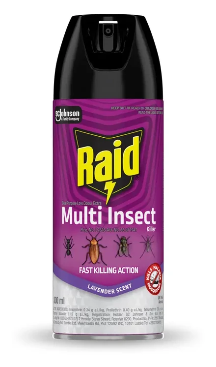 Raid Multi Insect Killer Lavender 300ml